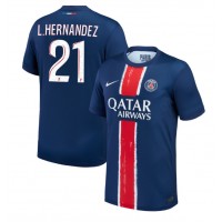 Maglia Calcio Paris Saint-Germain Lucas Hernandez #21 Prima Divisa 2024-25 Manica Corta